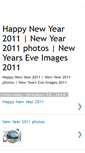 Mobile Screenshot of happynewyear2011pics.blogspot.com