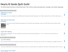 Tablet Screenshot of heartsandhandsguild.blogspot.com