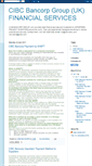 Mobile Screenshot of cibc-bancorp-uk.blogspot.com