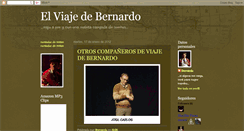 Desktop Screenshot of elviajedebernardo.blogspot.com