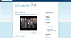 Desktop Screenshot of educacion-vial-2010.blogspot.com