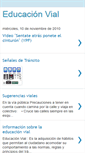 Mobile Screenshot of educacion-vial-2010.blogspot.com
