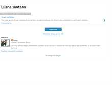 Tablet Screenshot of luana-blogluansantana.blogspot.com