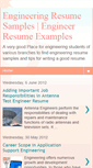 Mobile Screenshot of engineerresume.blogspot.com