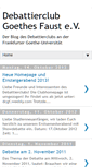 Mobile Screenshot of debattierclub-goethes-faust.blogspot.com