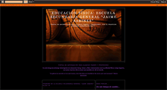 Desktop Screenshot of escsec19educacionfisica.blogspot.com
