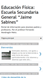 Mobile Screenshot of escsec19educacionfisica.blogspot.com