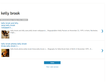 Tablet Screenshot of kelly-brook-hot.blogspot.com