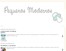 Tablet Screenshot of pequenosmodernos.blogspot.com