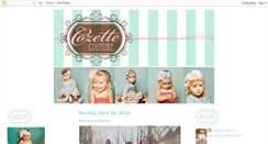 Desktop Screenshot of cozettecouture.blogspot.com