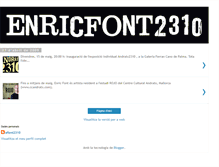 Tablet Screenshot of enricfont2310.blogspot.com