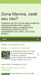 Mobile Screenshot of donameninacadeseuriso.blogspot.com