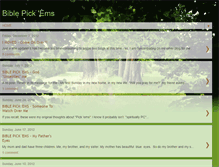 Tablet Screenshot of biblepickems.blogspot.com