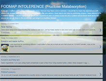 Tablet Screenshot of fodmapintolerence.blogspot.com