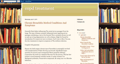 Desktop Screenshot of copdtreatment.blogspot.com