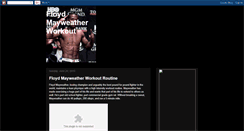 Desktop Screenshot of floyd-mayweather-workout.blogspot.com