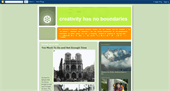 Desktop Screenshot of creativityhasnoboundaries.blogspot.com