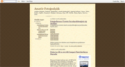 Desktop Screenshot of amatorfotografcilik.blogspot.com