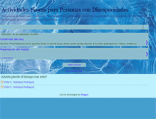 Tablet Screenshot of discapacitadosguia.blogspot.com