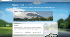 Desktop Screenshot of maalumtrust.blogspot.com