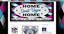 Desktop Screenshot of homesweetveganhome.blogspot.com