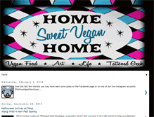 Tablet Screenshot of homesweetveganhome.blogspot.com