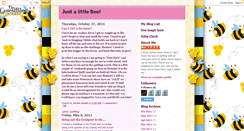 Desktop Screenshot of justalittlebee.blogspot.com