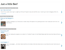 Tablet Screenshot of justalittlebee.blogspot.com