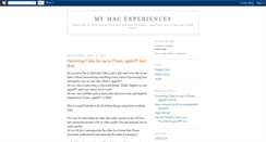 Desktop Screenshot of mac-experiences.blogspot.com