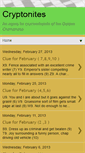 Mobile Screenshot of cryptonites.blogspot.com