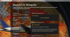 Desktop Screenshot of missiontomongolia.blogspot.com