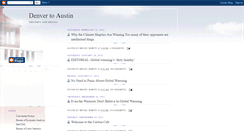 Desktop Screenshot of denvertoaustin.blogspot.com