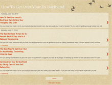 Tablet Screenshot of how-to-get-over-your-ex-boyfriend.blogspot.com