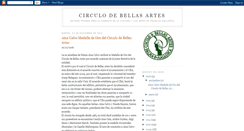 Desktop Screenshot of circulobellasartes.blogspot.com