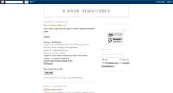 Desktop Screenshot of ebookdiscounter.blogspot.com