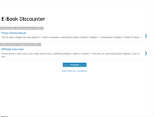 Tablet Screenshot of ebookdiscounter.blogspot.com