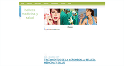 Desktop Screenshot of bellezamedicinaysalud.blogspot.com