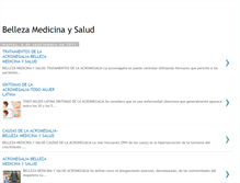 Tablet Screenshot of bellezamedicinaysalud.blogspot.com