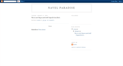 Desktop Screenshot of navel-paradise.blogspot.com