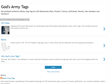 Tablet Screenshot of godsarmytags.blogspot.com