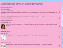 Tablet Screenshot of lbjelementary.blogspot.com