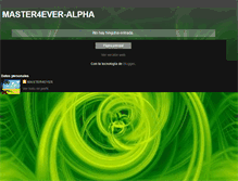 Tablet Screenshot of clan-master4ever-alpha2.blogspot.com