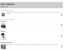 Tablet Screenshot of gorevazquez.blogspot.com