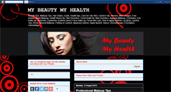 Desktop Screenshot of mybeautymyhealth.blogspot.com