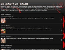 Tablet Screenshot of mybeautymyhealth.blogspot.com