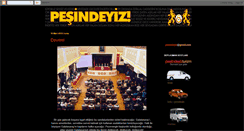 Desktop Screenshot of pesindeyiz.blogspot.com