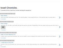 Tablet Screenshot of israelchronicles.blogspot.com