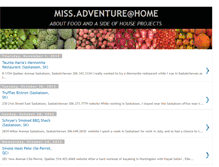 Tablet Screenshot of missadventureathome.blogspot.com