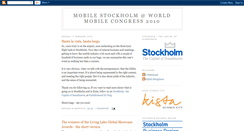 Desktop Screenshot of mobilestockholm.blogspot.com