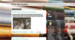 Desktop Screenshot of fibreartsguides.blogspot.com